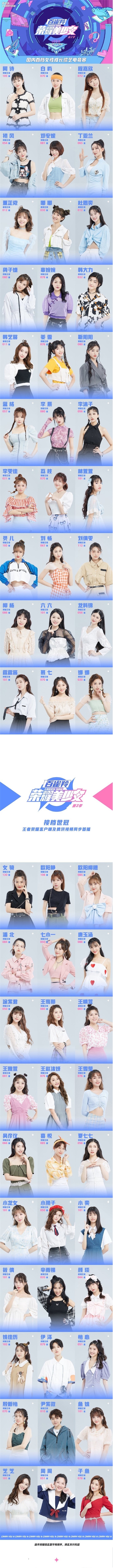 荣耀美少女S2定档9月1日，阿泰老帅李汶翰张鹤伦导师齐上阵