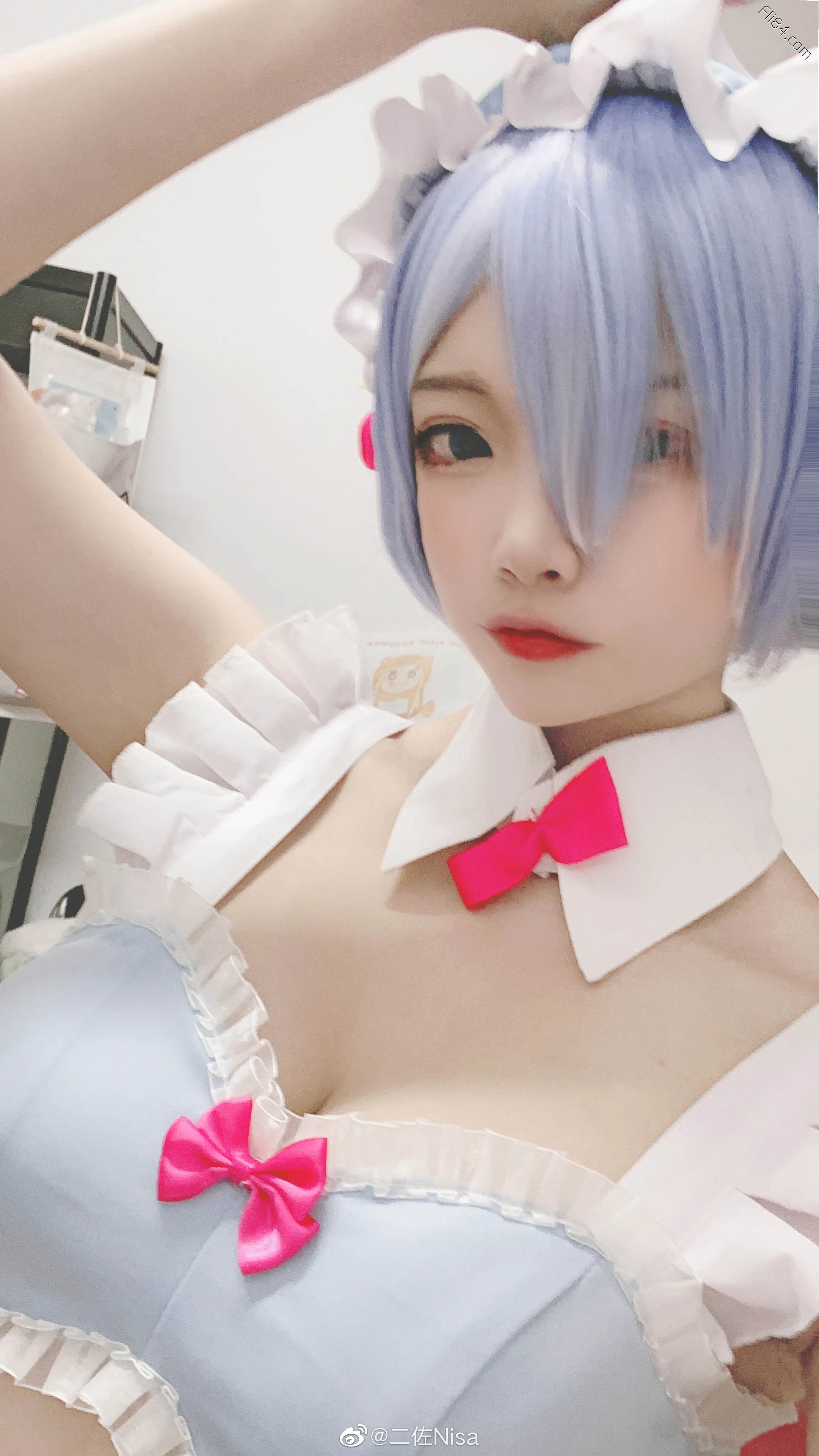 Coser“二佐Nisa”长相可爱喜欢尝试爆乳拍摄，喜欢解锁新造型！