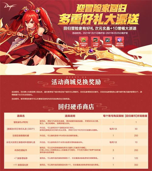 回归有好礼 DNF新春版本今日上线