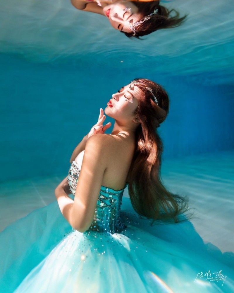 【捕鱼王】潜水教练「柔e」人鱼公主姿态好优雅水底下的火辣身材太性感