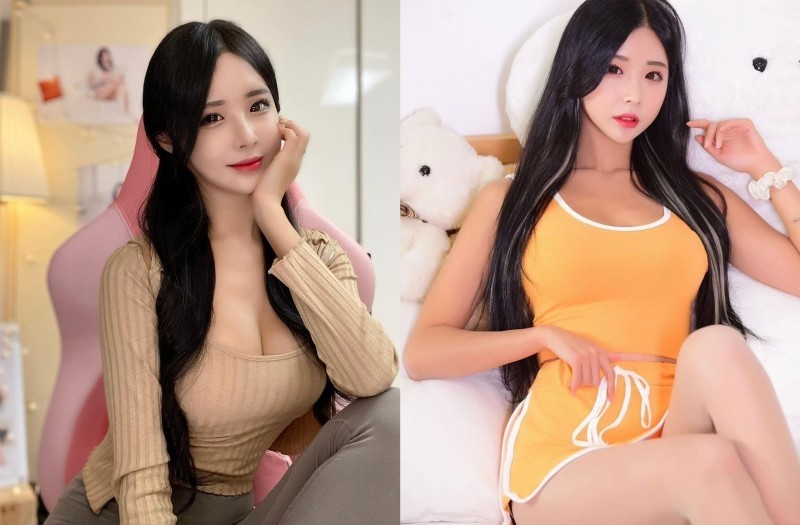 【捕鱼王】天菜长腿姐姐「오하빈」纤腰画面超冲突神级「九头身曲线」比例好到夸张