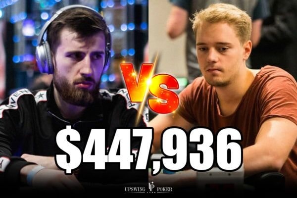 【EV扑克】翻前KJo诈唬4-bet撞AA,最后这个近50万刀底池归谁了?