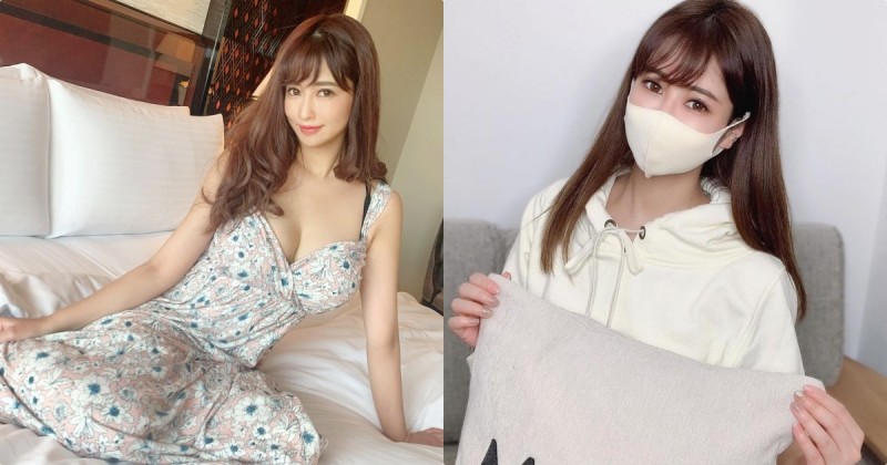 口罩正妹「最愛穿性感長洋裝」，完美的「美胸畫面」好有女人味！