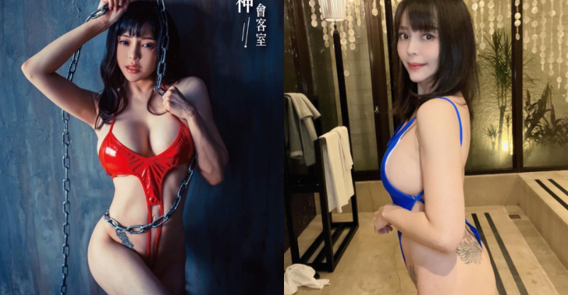 火辣尤物「金莉娜」完美詮釋辣台妹，衣服掀起來狂蹦「兇猛大豪乳」 !