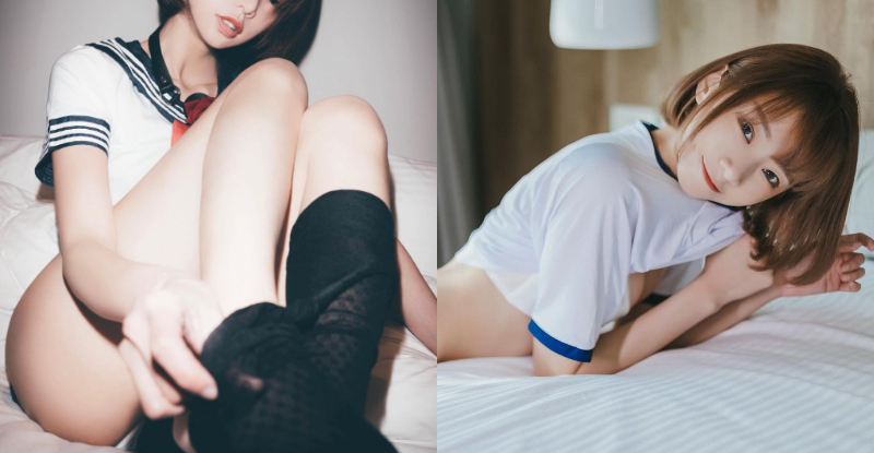 【捕鱼王】甜美小學妹「優寶」最愛體育課，「色挺蜜臀」揪學長一起拉拉筋！