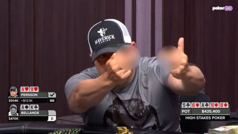 【EV扑克】牌局分析: Eric Persson对JRB的大诈唬,价值435,400