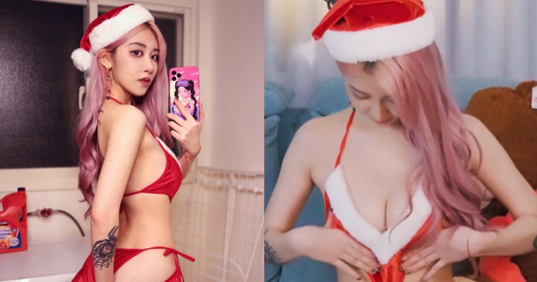 【捕鱼王】聖誕福利！「美麗妄娜」示範讓男人心動的 7 種套裝！「誠意一擠」炸深溝