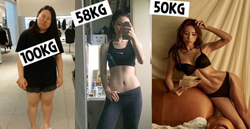 南韓歐膩지니「爆減50公斤」　從大嬸變正妹展現完美身材