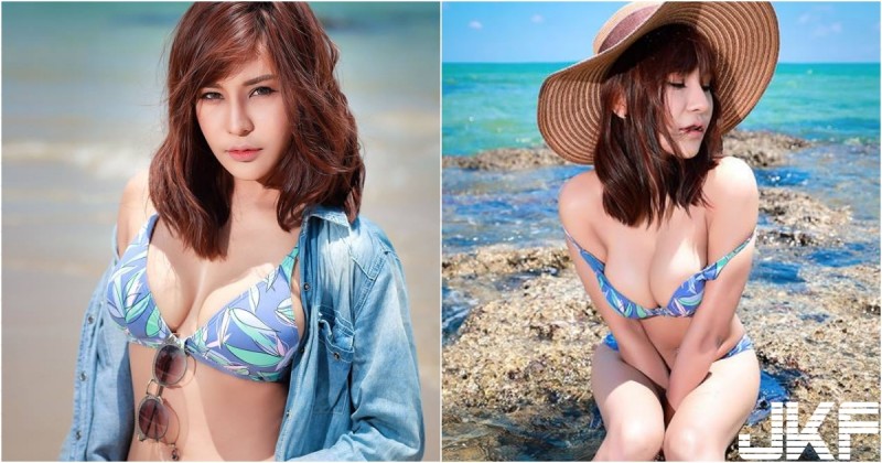 【捕鱼王】海邊出沒「白嫩雙肉包」！超搶眼的「雪白大奶」渾圓又飽滿！陽光下閃閃發光啊！