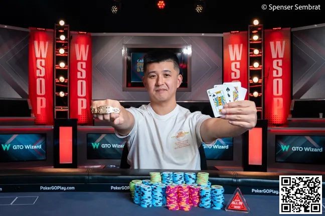 【EV扑克】国人再拿一条金手链!恭喜香港玩家Ka Kwan Lau获得职业生涯WSOP首冠!