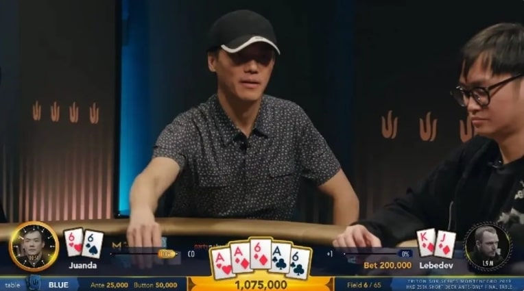 【EV扑克】牌局分析：老哥用空气牌打飞四条！真的猛