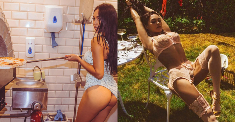 【捕鱼王】妹子闖餐廳廚房…撩裙露臀　下身沒穿窯烤披薩　網友：有得看又有得吃