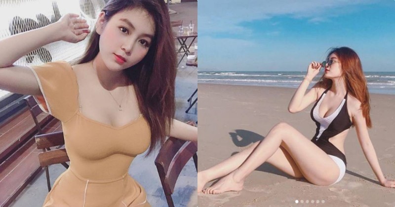 【捕鱼王】海灘驚見「火辣美乳正妹」，超養眼姿勢「白皙美腿好誘人」！