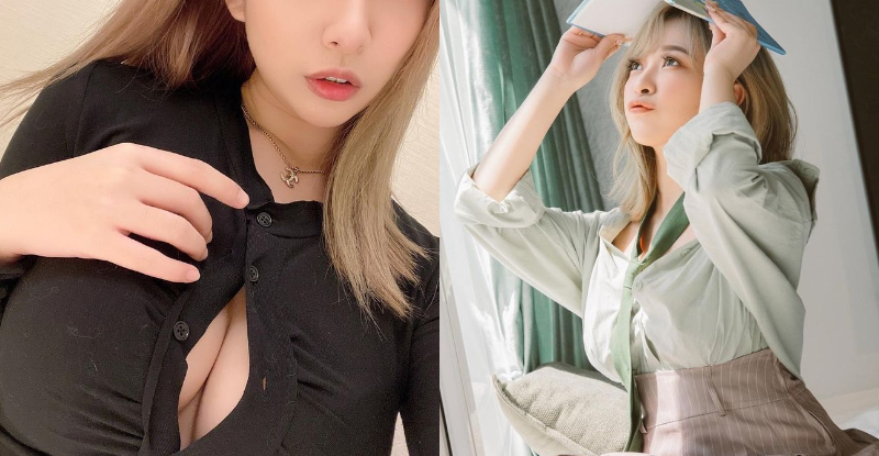 【捕鱼王】「嵐芯語」巨猛美奶隨時開炸，扣子頂不住　網友安慰：「這樣扣才對」