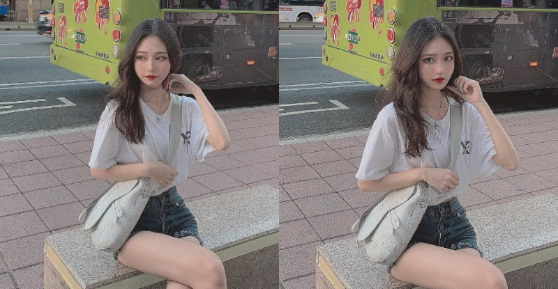 【捕鱼王】站牌有妹！高中少女「柔蒨」暑假外出眼神超魅惑，纖瘦辣體還放「水蛇出沒」！