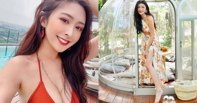 【捕鱼王】激推美胸正妹！長髮美人「Nikki」度假洋裝顯長腿優勢，纖細小蠻腰也不忘露出！