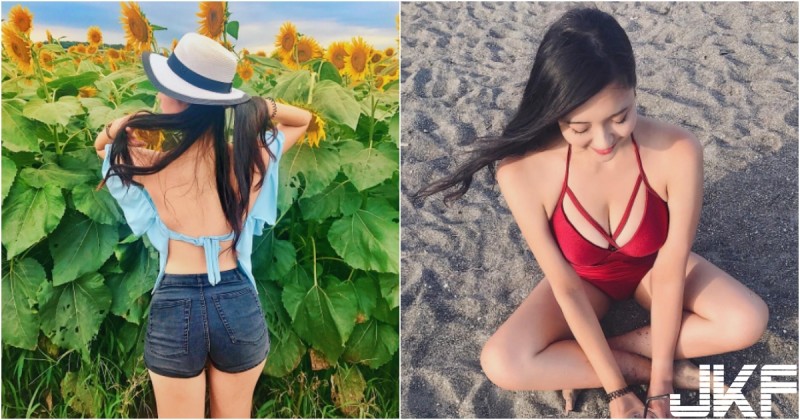 【捕鱼王】花田中驚見「裸背正妹」！蜂腰翹臀比例太撩人！轉到正面又是「飽滿大奶奶」！