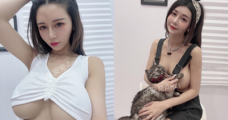【捕鱼王】下乳露出連貓都受不了!「巨乳甜心」安希衣服太短遮不住,手都不敢舉太高!