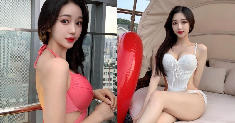 【捕鱼王】心動了!泳池露側乳的正妹超辣,轉過身根本背影殺手!