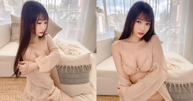 【捕鱼王】師範大學正妹「又又」裸色內衣超誘惑,透膚造型越看越邪惡!