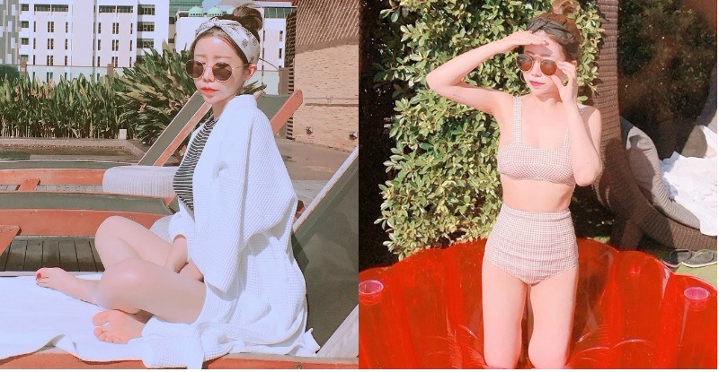 【捕鱼王】好養眼！「隱乳系少女」大曬日光浴，性感三點式比基尼大露「逆天長腿」！