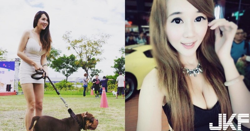 【捕鱼王】公園驚見正妹「短裙遛狗」超吸睛，原來是網美「Annie 」這辣度回頭率簡直100趴呀…