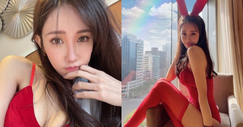 【捕鱼王】氣質型大美女「Fifi」情人節辣扮兔女郎，超性感「美胸翹臀」粉絲看了想抱緊處理