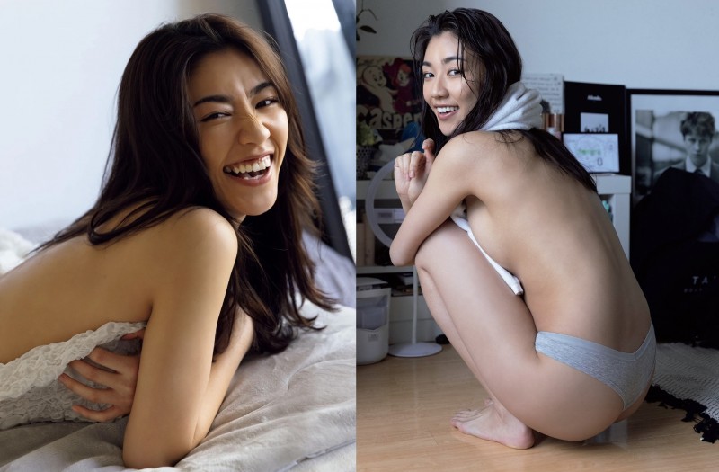 【捕鱼王】性感小姐姐「松本優」在家總是不穿衣服　色氣充沛「性感回眸」讓人好想偷襲