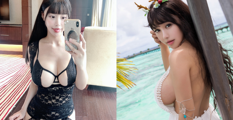 【捕鱼王】巨乳模特「朱可兒Flower」半邊側乳大掉出　攝影師竟想把奶修小一點！