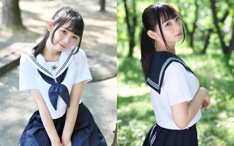 【捕鱼王】清純櫻花妹「成海留那」馬尾水手服滿滿初戀感　綁頭髮「回眸燦笑」自然魅力讓人沈醉