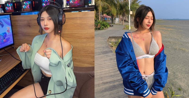 【捕鱼王】中路單挑！網咖出沒短髮女大生「Helen」，火辣平口裝波濤洶湧！