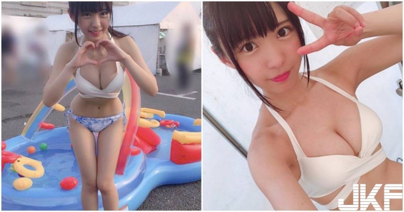 【捕鱼王】E奶小隻馬戲水時彎腰「乳量好兇猛」，飽滿身材發育太好了！