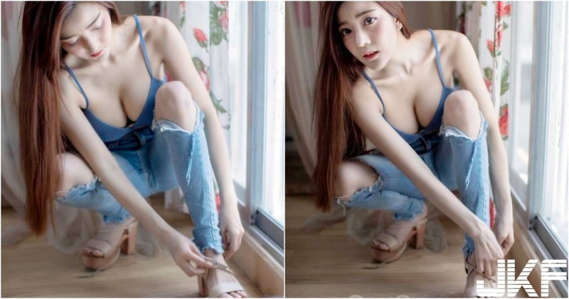 【捕鱼王】「長髮奶妹」出門前彎腰穿鞋！「雪白巨乳」快爆出來！一抬頭神正美顏讓人戀愛！