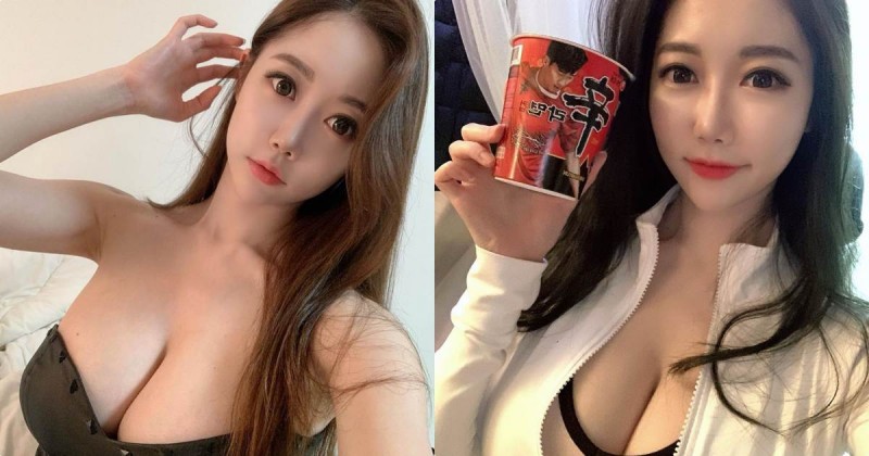 【捕鱼王】愛吃辛拉麵的「真人版娜美」，神級碗公奶真是「辛上加辛」！