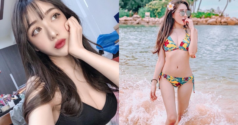 【捕鱼王】台中小辣椒「潔心」甜美性感兼具 各款比基尼「白皙胴體」看好看滿！
