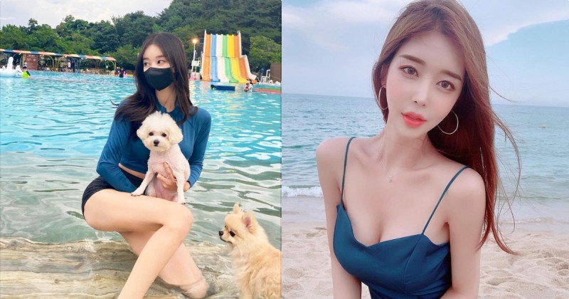 【捕鱼王】海邊的「細肩帶小姐姐」太辣了，「深溝微露」風景實在太美好！