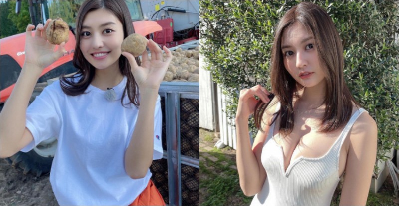 【捕鱼王】田舍農婦「林ゆめ」顏值超高　種出的馬鈴薯和身材一樣又圓又大