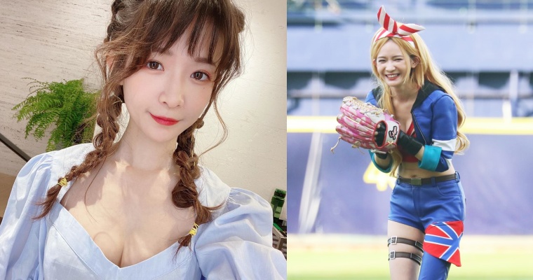 【捕鱼王】受邀為中信開球！實況女神「蛋捲」現場重現「讓館長笑翻」的魔性歌聲