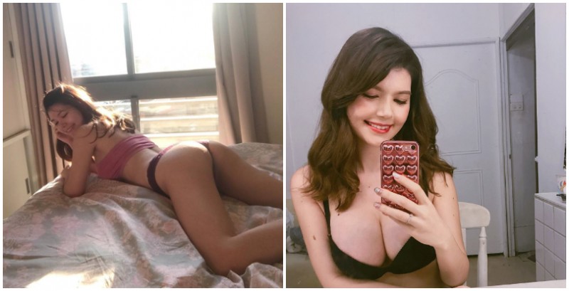 【捕鱼王】混血的性感美體！Kimberlly在床上「大曬美臀」，這個視角未免也太邪惡了吧！