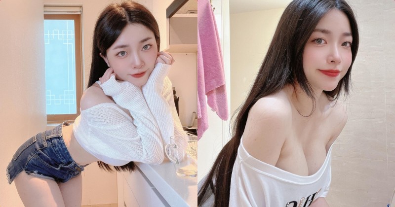 【捕鱼王】迷人小仙女「妍妍兒」露辣腿喝水，「超火辣S曲線」看點滿滿！