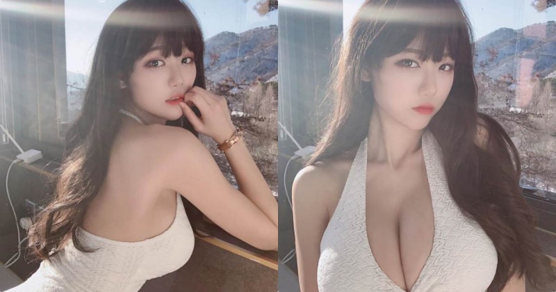 【捕鱼王】迷人大胸辣妹「放送大車頭燈」，魅惑深V辣照「等級好高喔」！