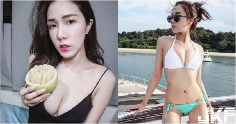 【捕鱼王】溝好深！白嫩「比基尼正妹」太兇啦！「渾圓美乳」跟柚子一樣飽滿！