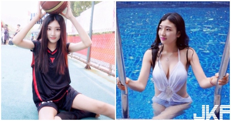 【捕鱼王】九頭身「性感籃球女神」！　脫下球衣…原來是隱乳系正妹！