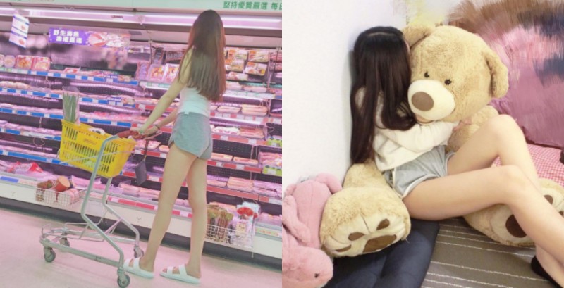 【捕鱼王】賣場驚見「長腿正妹」！原來是真理女大生而且身材超有料，要打開真理之門啦！