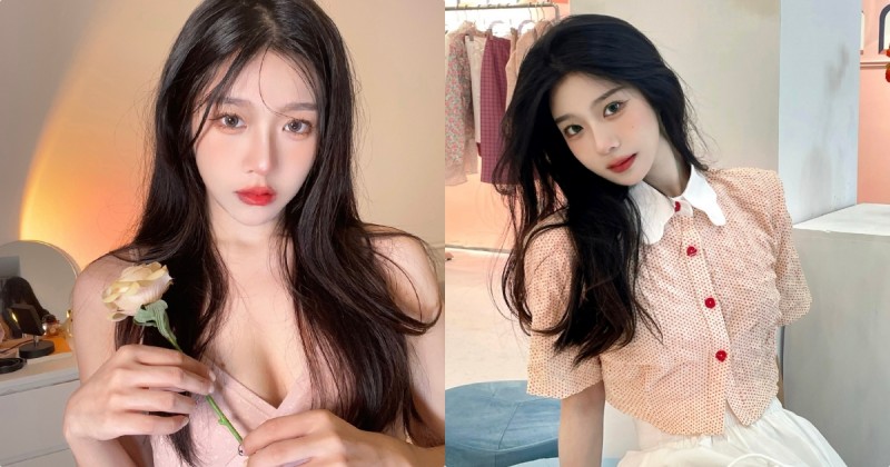 【捕鱼王】甜心少女「深V裝酥胸外露」，「挺胸時的姿勢」太撩人！