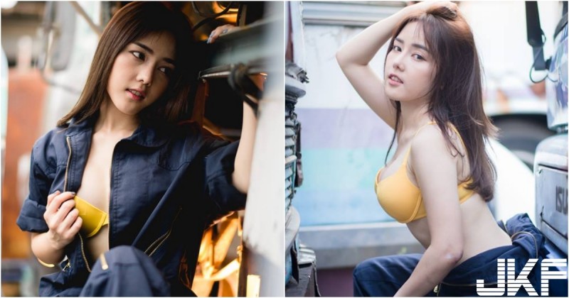 【捕鱼王】舊車場「爆奶女工」擅入！連身褲一脫只剩「超亮車頭燈」！這麼狂有合法嗎！