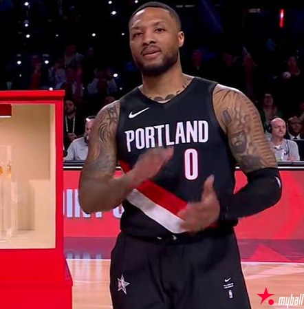 迈博体育:利拉德带伤夺三分大赛第3冠