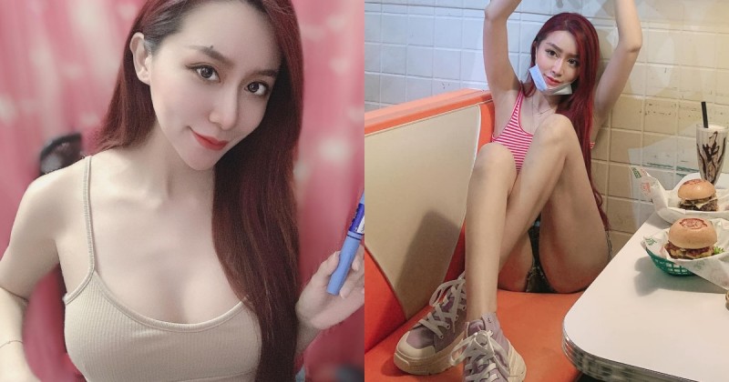 【捕鱼王】「長腿正妹」美式餐廳出沒！超短熱褲秀「雪白美腿」和大半蜜桃，讓人食指大動！