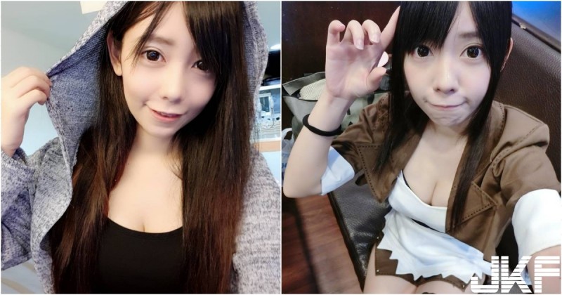【捕鱼王】超萌大眼「實況正妹」，玩cosplay「小露酥胸」畫面好驚人，可愛又性感～