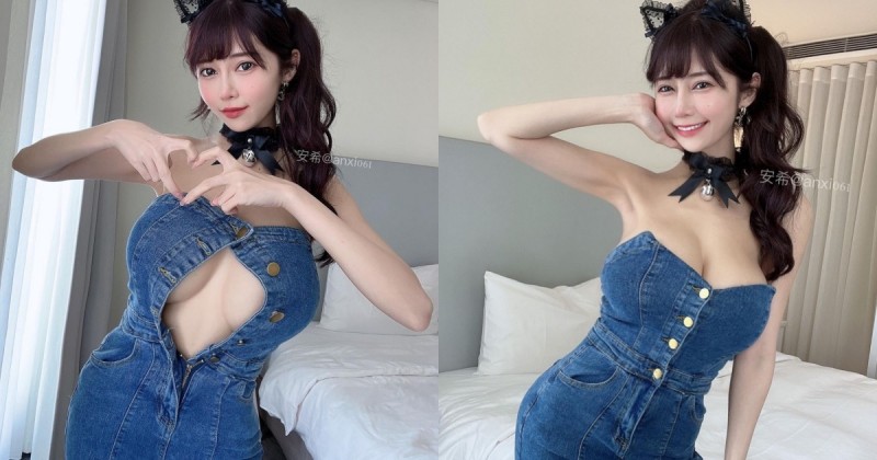 【捕鱼王】一衣兩穿！巨乳甜心「安希」鈕扣解開露中路，超兇猛渾圓雙球迷倒上萬粉絲！